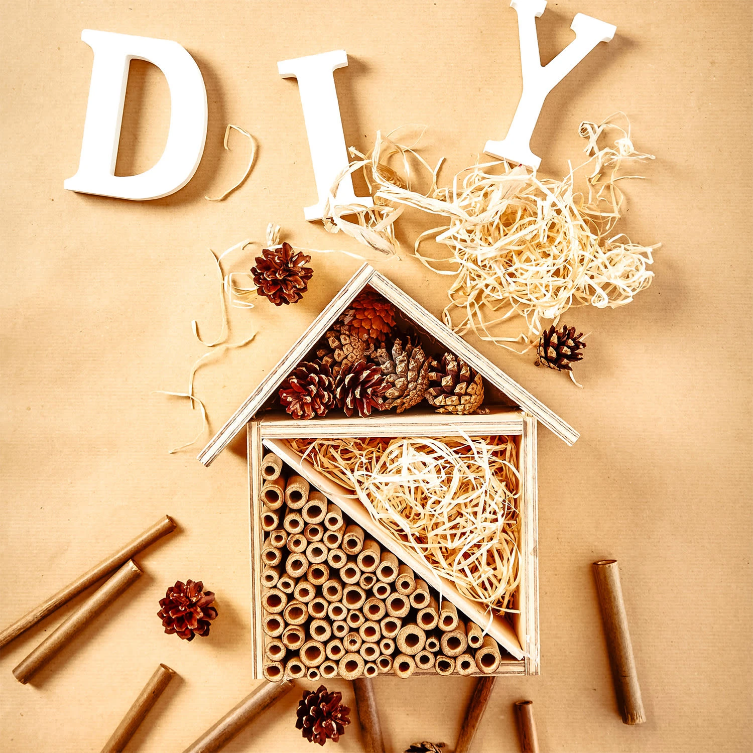 Bambusröhrchen 70 Stück Je 15 Cm Länge Holzfarben 2 Bambusröhrchen 70 Stück Je 15 Cm Länge Holzfarben – Bild 2