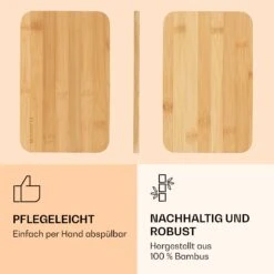 Frühstücksbrettchen Schneidbrett 6er-Set 20x1x14cm Unbehandelt Bambus 9 Frühstücksbrettchen Schneidbrett 6er-Set 20x1x14cm Unbehandelt Bambus -Outdoor Grills Store 10038233 de 0004 logo
