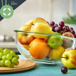 Glasschüssel 2200 Ml Bambusdeckel Verschließbar BPA-frei Größe L -Outdoor Grills Store 10038270 yy 0004 logo