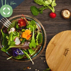 Glasschüssel 2200 Ml Bambusdeckel Verschließbar BPA-frei Größe L -Outdoor Grills Store 10038270 yy 0006 logo