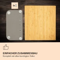 Messerblock Schräg, Magnetisch, Für 4-6 Messer, Bambus, Edelstahl 10 Messerblock Schräg, Magnetisch, Für 4-6 Messer, Bambus, Edelstahl -Outdoor Grills Store 10038281 de 0005 logo