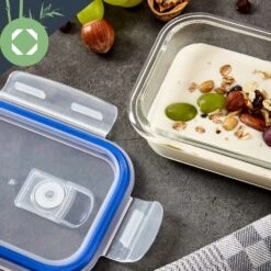 Rechteckige Glasbox 1520 Ml, 1040 Ml, 640 Ml, 370 Ml Mit Deckel 4er-Set 12 Rechteckige Glasbox 1520 Ml, 1040 Ml, 640 Ml, 370 Ml Mit Deckel 4er-Set -Outdoor Grills Store 10038296 yy 0005 logo