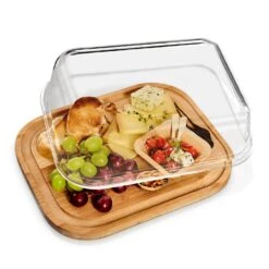 Glas-Servierplatte Luftdicht Geschmacksneutral Spülmaschinenfest