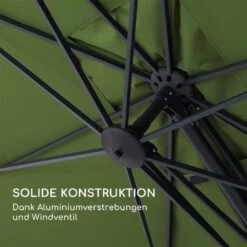 Saint-Tropez Ampelschirm 3-Achsen-Rotation 360° Drehbar 3 X 3,55 M UV-Schutz 50+ -Outdoor Grills Store 10038320 de 0003 logo