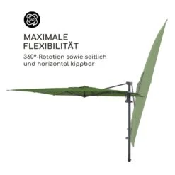 Saint-Tropez Ampelschirm 3-Achsen-Rotation 360° Drehbar 3 X 3,55 M UV-Schutz 50+ -Outdoor Grills Store 10038320 de 0004 logo