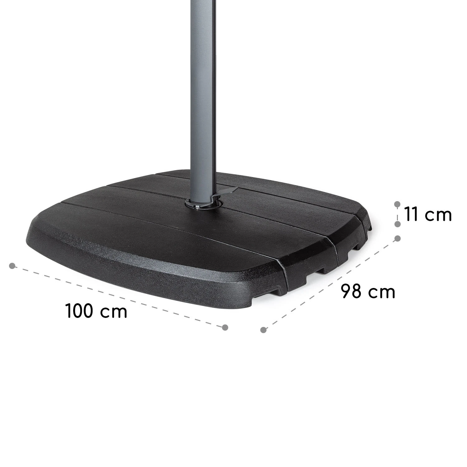 Saint-Tropez Schirmfuß Befüllbar 4 Leergewichte Für Bodenkreuz 5 Saint-Tropez Schirmfuß Befüllbar 4 Leergewichte Für Bodenkreuz – Bild 5