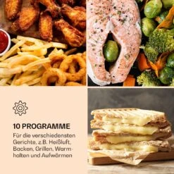 AeroVital Jumbo 3-in-1 Heißluftfritteuse Toaster Dörrautomat 1550 W 18 Liter 12 AeroVital Jumbo 3-in-1 Heißluftfritteuse Toaster Dörrautomat 1550 W 18 Liter -Outdoor Grills Store 10038339 de 0005 logo