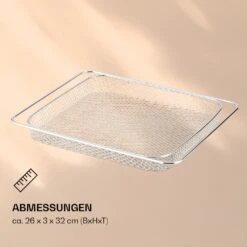 AeroVital Jumbo Heißluftfritteuse Gitterkorb Edelstahl 7 AeroVital Jumbo Heißluftfritteuse Gitterkorb Edelstahl -Outdoor Grills Store 10038341 de 0004 logo