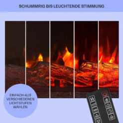 Studio Light & Fire 1 Smart Kamin 1000/2000W MDF WiFi-Steuerung -Outdoor Grills Store 10038385 de 0008 usp