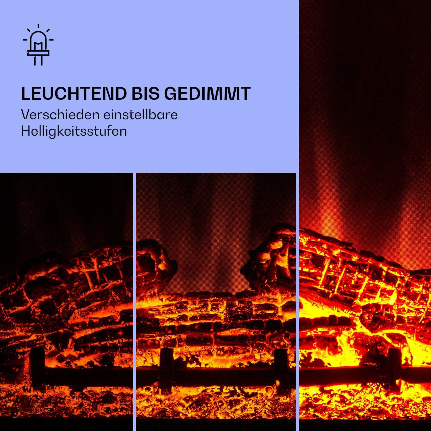 Nevis Peak Elektrischer Kamin 1800 W Heizfunktion 10 Bis 30 °C Fernbedienung 5 Nevis Peak Elektrischer Kamin 1800 W Heizfunktion 10 Bis 30 °C Fernbedienung – Bild 5