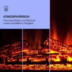 Studio 5 Arc Elektrokamin 1800 W LED-Flammen Heizlüfter Fernbedienung 10 Studio 5 Arc Elektrokamin 1800 W LED-Flammen Heizlüfter Fernbedienung -Outdoor Grills Store 10038401 de 0004 logo