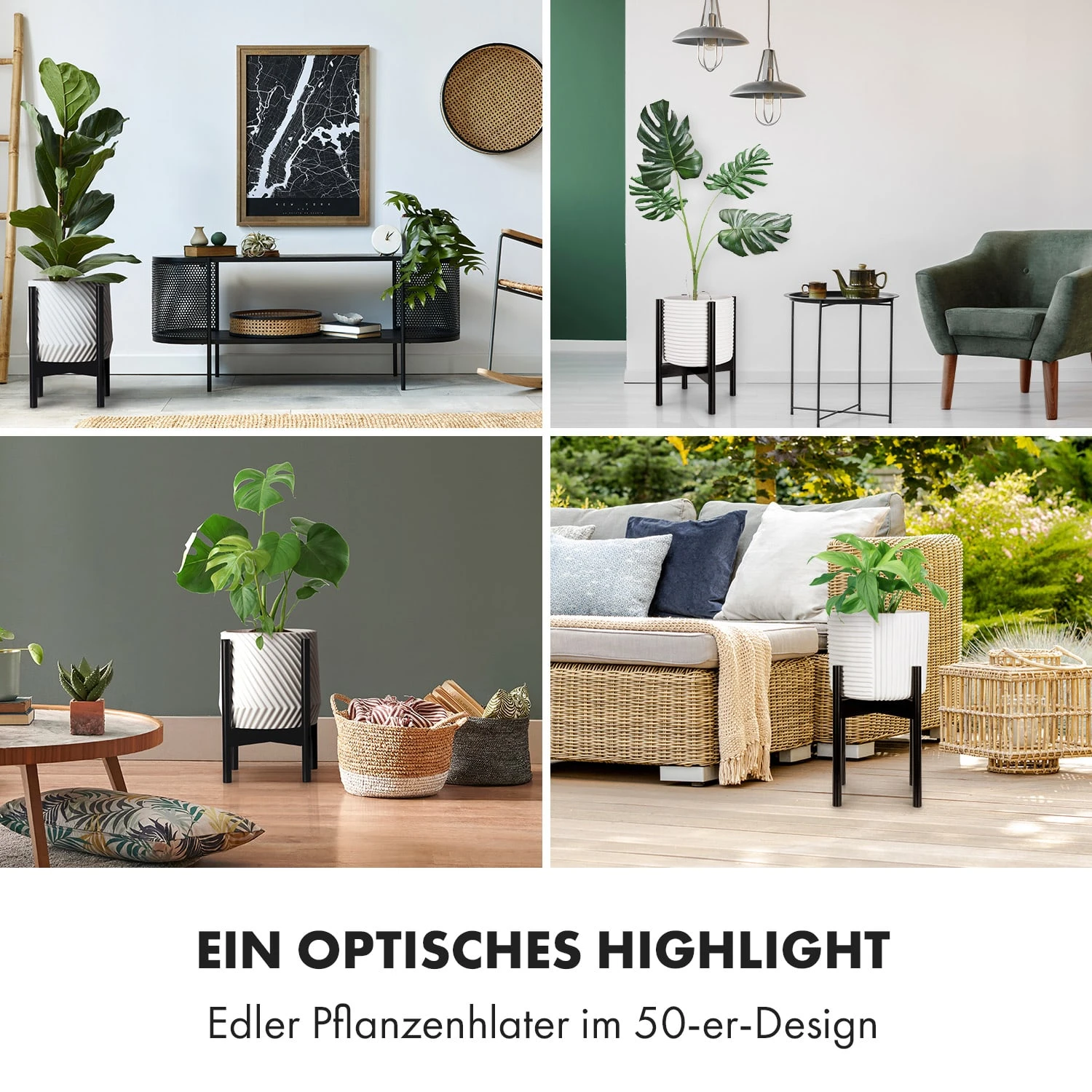 Deventer Pflanzenhalter Für Töpfe Von 20,3-30,5 Cm Ø 2 Höhen 2 Deventer Pflanzenhalter Für Töpfe Von 20,3-30,5 Cm Ø 2 Höhen – Bild 2