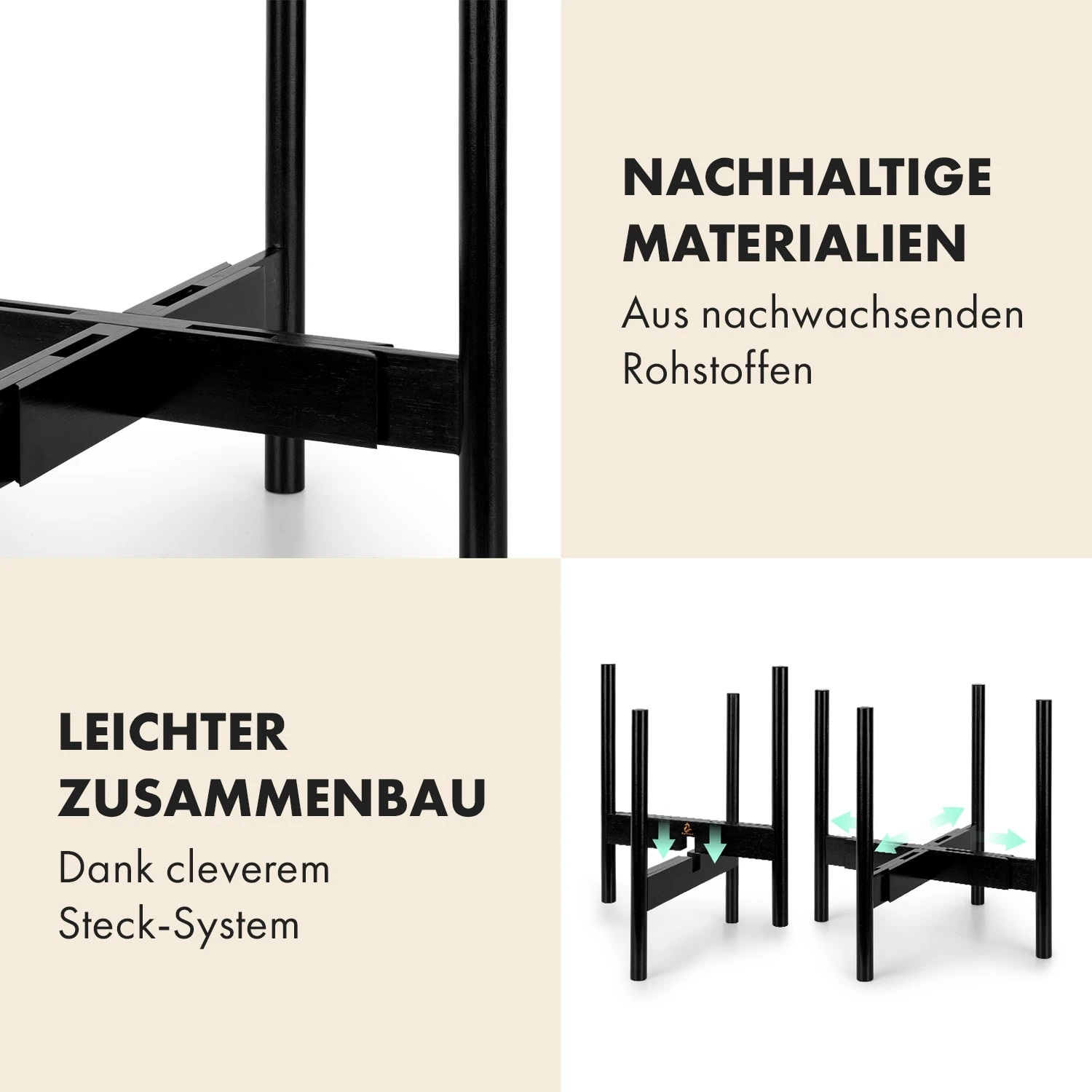 Deventer Pflanzenhalter Für Töpfe Von 20,3-30,5 Cm Ø 2 Höhen 4 Deventer Pflanzenhalter Für Töpfe Von 20,3-30,5 Cm Ø 2 Höhen – Bild 4