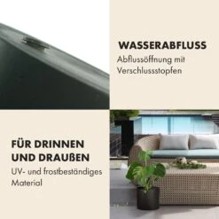 Gendt Pflanztopf Übertopf Faserstein In/Outdoor -Outdoor Grills Store 10038465 de 0004 usp