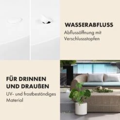 Pflanztopf Übertopf Faserstein In/Outdoor -Outdoor Grills Store 10038510 de 0004 usp