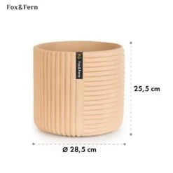 Hasselt Blumentopf Polystone Pflanzenfreundlich Handgemacht 3D-Optik -Outdoor Grills Store 10038548 yy 0005 usp