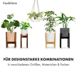 Laren Blumenampel Ø 28 Cm Polystone Mit Naturseilen 2er-Set -Outdoor Grills Store 10038552 de 0006 usp