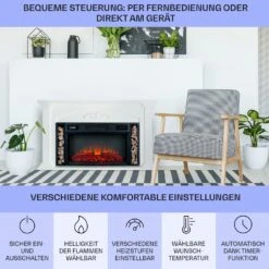 Saint Helens Elektrokamin 1900 W LED-Technik Fernbedienung -Outdoor Grills Store 10038615 de 0006 usp