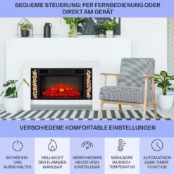 Studio Loft 2 Elektrokamin 1900 W LED-Technik Fernbedienung 12 Studio Loft 2 Elektrokamin 1900 W LED-Technik Fernbedienung -Outdoor Grills Store 10038617 de 0006 usp