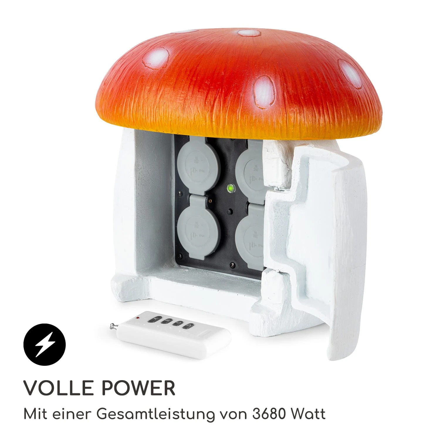 Power Mushroom Smart Gartensteckdose WiFi-Steuerung 3680 Watt IP44 6 Power Mushroom Smart Gartensteckdose WiFi-Steuerung 3680 Watt IP44 – Bild 6