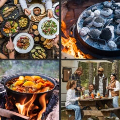 Guernsey Premium Dutch Oven 6.0 BBQ-Topf Gusseisen Standfüße Größe M / 6 Qt -Outdoor Grills Store 10038642 de 0005 usp