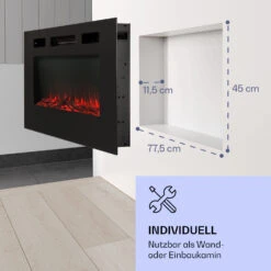 Galeras Elektrischer Wand- Und Einbaukamin 1800 W LED 3 Farben Timer 12 Galeras Elektrischer Wand- Und Einbaukamin 1800 W LED 3 Farben Timer -Outdoor Grills Store 10038687 de 0005 logo