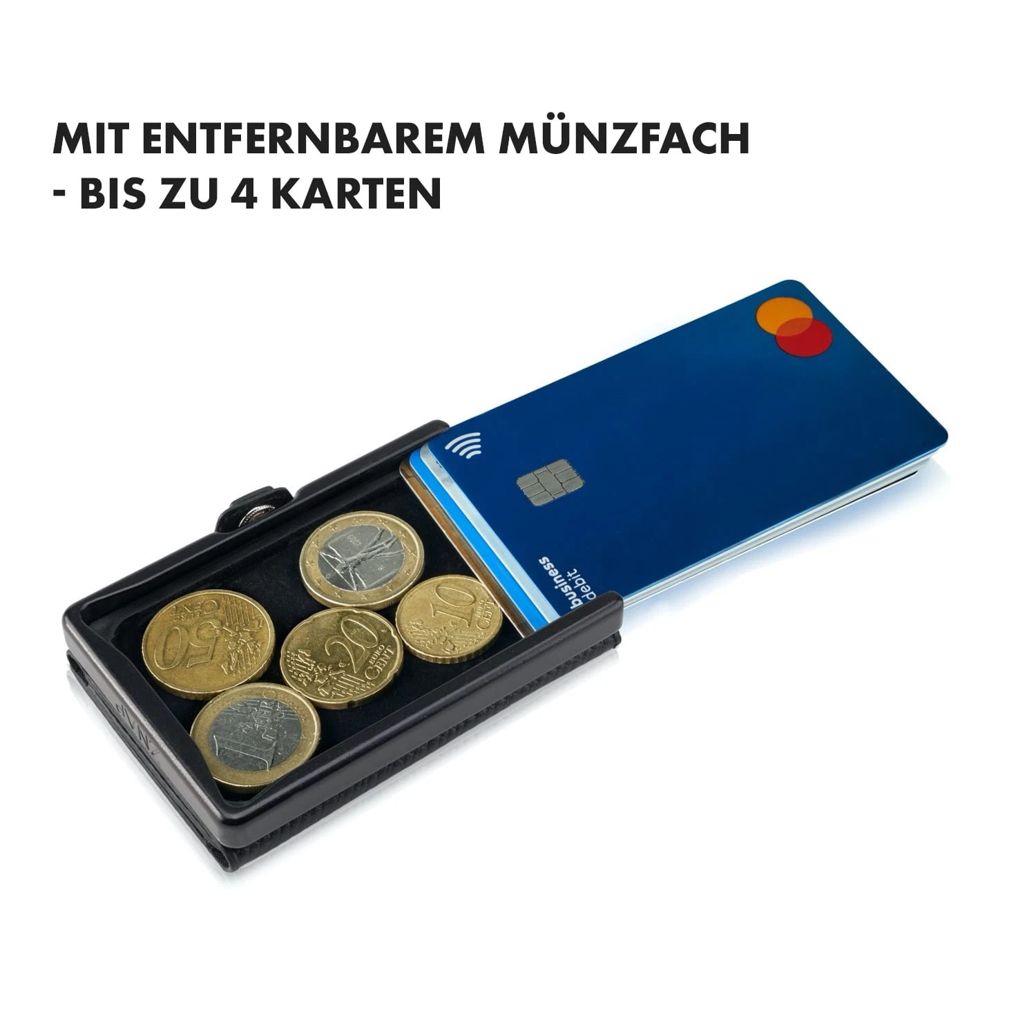 ZNAP Slim Wallet 8 Karten Münzfach 8 X 1,5 X 6 Cm (BxHxT) RFID-Schutz 5 ZNAP Slim Wallet 8 Karten Münzfach 8 X 1,5 X 6 Cm (BxHxT) RFID-Schutz – Bild 5