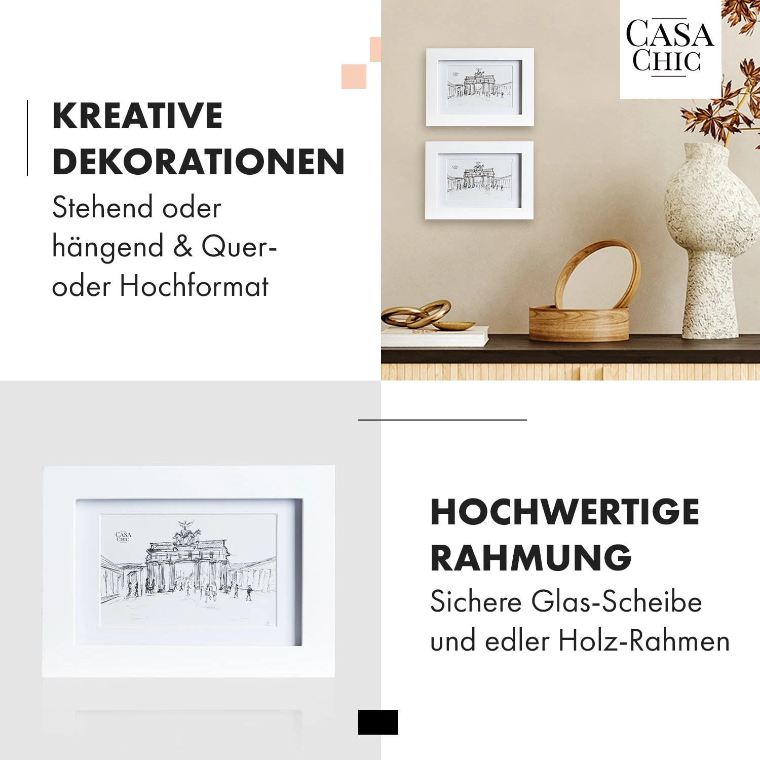 Everton Bilderrahmen 3er-Set Rechteckig 14 X 9 Cm Fotos Passepartout Glas 3 Everton Bilderrahmen 3er-Set Rechteckig 14 X 9 Cm Fotos Passepartout Glas – Bild 3