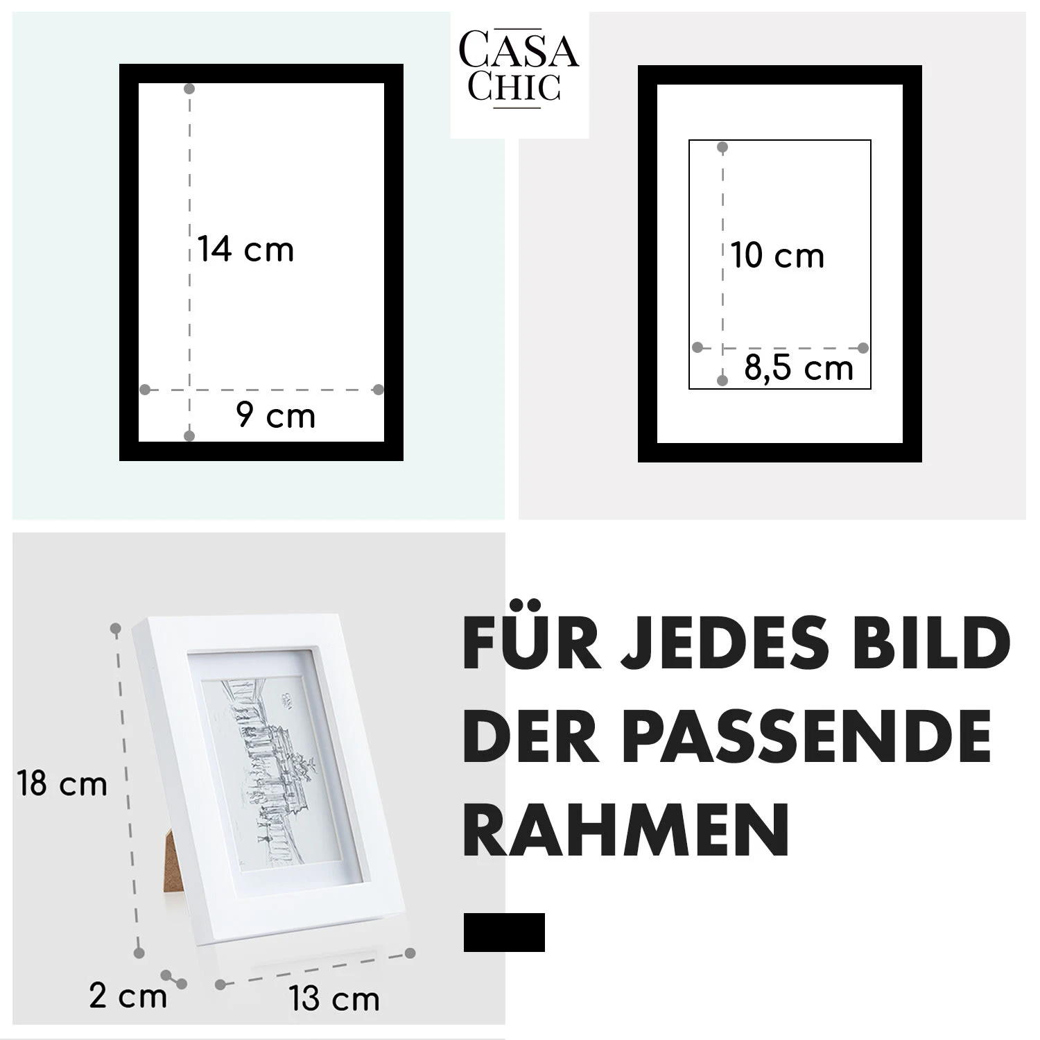 Everton Bilderrahmen 3er-Set Rechteckig 14 X 9 Cm Fotos Passepartout Glas 5 Everton Bilderrahmen 3er-Set Rechteckig 14 X 9 Cm Fotos Passepartout Glas – Bild 5