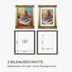 Regent Bilderrahmen Rechteckig 25 X 20 Cm Fotos Passepartout Glas Rokoko -Outdoor Grills Store 10039344 de 0006 logo