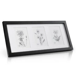 Moorgate Bilderrahmen Rechteckig 3er-Rahmen 15 X 10 Cm Passepartout Holz