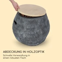 Andros Gas-Feuerstelle 40.000BTU/13kW Deckel Edelstahlbrenner -Outdoor Grills Store 10039405 de 0004 logo