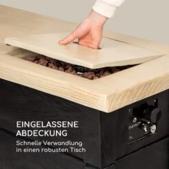 Corinth Gas-Feuerstelle 40.000BTU/13kW Abdeckung Edelstahlbrenner -Outdoor Grills Store 10039407 de 0004 logo