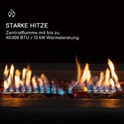 Anafi Gas-Feuerstelle 40.000BTU/13kW Abdeckung Edelstahlbrenner 10 Anafi Gas-Feuerstelle 40.000BTU/13kW Abdeckung Edelstahlbrenner -Outdoor Grills Store 10039410 de 0003 logo
