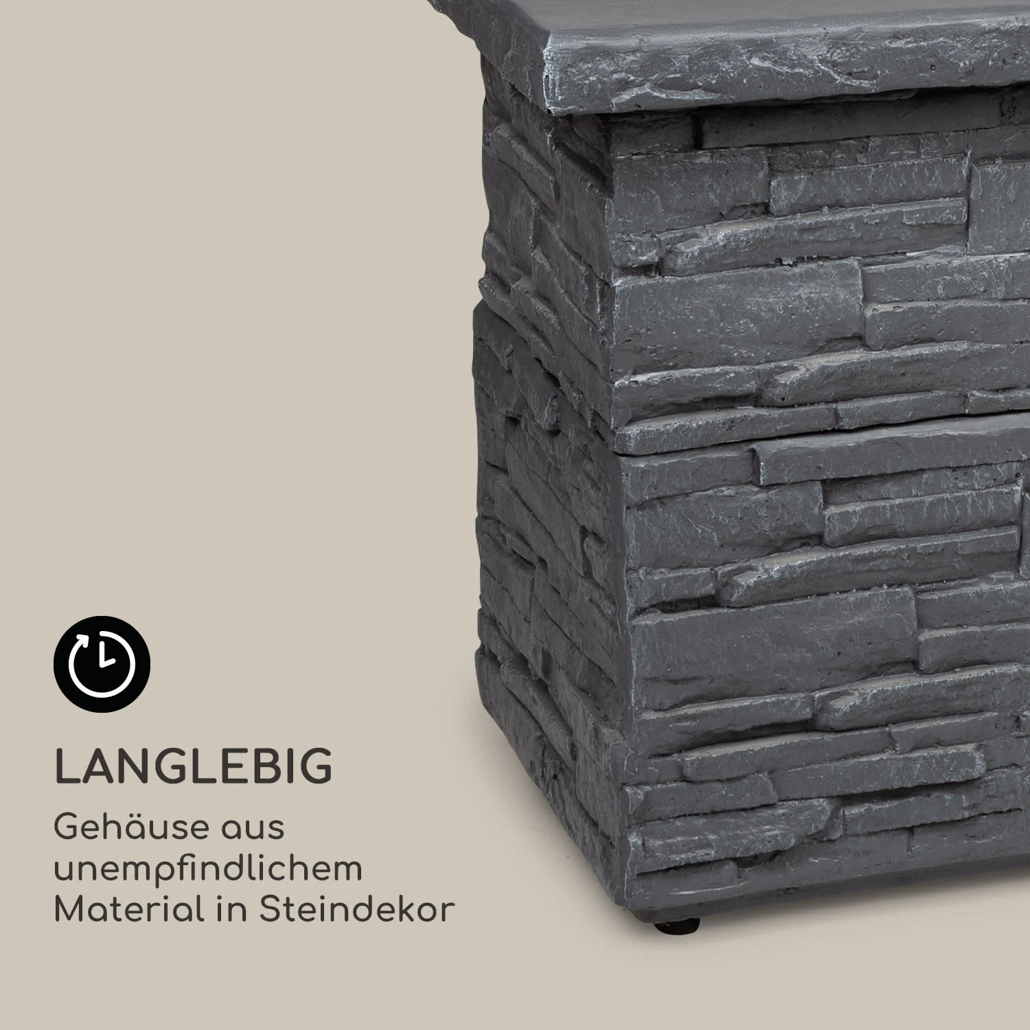 Anafi Gas-Feuerstelle 40.000BTU/13kW Abdeckung Edelstahlbrenner 6 Anafi Gas-Feuerstelle 40.000BTU/13kW Abdeckung Edelstahlbrenner – Bild 6