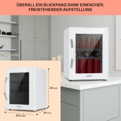 Beersafe M Quartz Kühlschrank 33 Liter 2 Böden Panoramaglastür -Outdoor Grills Store 10039425 DE 0006 usp