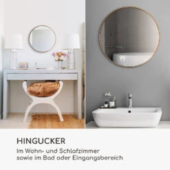 Fournier Wandspiegel Metallrahmen Rund Ø 40 Cm -Outdoor Grills Store 10039433 de 0003 logo