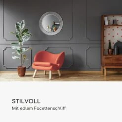 Cheyne Wandspiegel Holzrahmen Rund Ø 60 Cm Mosaik-Design 9 Cheyne Wandspiegel Holzrahmen Rund Ø 60 Cm Mosaik-Design -Outdoor Grills Store 10039461 de 0003 logo