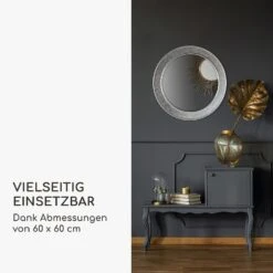 Cheyne Wandspiegel Holzrahmen Rund Ø 60 Cm Mosaik-Design 10 Cheyne Wandspiegel Holzrahmen Rund Ø 60 Cm Mosaik-Design -Outdoor Grills Store 10039461 de 0004 logo