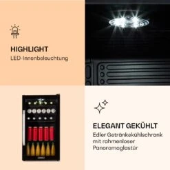 Beersafe 3XL Onyx Kühlschrank 98 Liter 4 Böden Panoramaglastür -Outdoor Grills Store 10039655 de 0004 logo