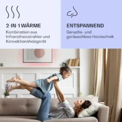 Mojave 750 Smart 2-in-1 Heizgerät Infrarot Konvektor 85x60cm 750W RGB-Licht -Outdoor Grills Store 10039820 de 0004 logo