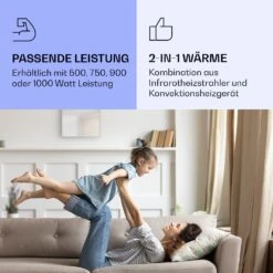 La Palma 1000 Smart 2-in-1 Heizgerät Infrarot Konvektor 120x60cm 1000W Spiegel -Outdoor Grills Store 10039837 de 0004 logo