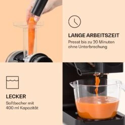 Bella Elegance Saftpresse 200 W 400 Ml BPA-frei 11 Bella Elegance Saftpresse 200 W 400 Ml BPA-frei -Outdoor Grills Store 10039899 de 0004 logo