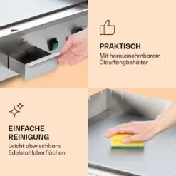 Grillmeile 4400 Elektrogrill Plancha 2x2200W Grillplatte Edelstahl -Outdoor Grills Store 10039914 de 0007 logo