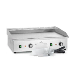 Grillmeile 4400 Elektrogrill Plancha 2x2200W Grillplatte Edelstahl