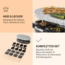 Steaklette Raclette Raclette-Grill Mit Zubehör Für 8 Personen -Outdoor Grills Store 10039925 de 0004 logo
