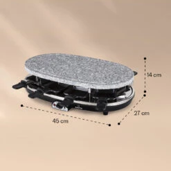 Steaklette Raclette Raclette-Grill Mit Zubehör Für 8 Personen -Outdoor Grills Store 10039925 yy 0006 logo