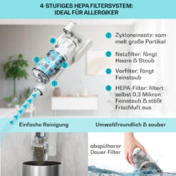 LARMA Staubsauger Kabellos Beutellos Akku 45 Min Laufzeit Max. LED 9 LARMA Staubsauger Kabellos Beutellos Akku 45 Min Laufzeit Max. LED -Outdoor Grills Store 10040033 de 0003 logo