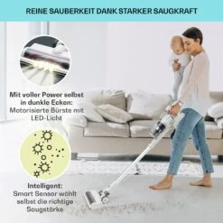 LARMA Staubsauger Kabellos Beutellos Akku 45 Min Laufzeit Max. LED 10 LARMA Staubsauger Kabellos Beutellos Akku 45 Min Laufzeit Max. LED -Outdoor Grills Store 10040033 de 0004 logo