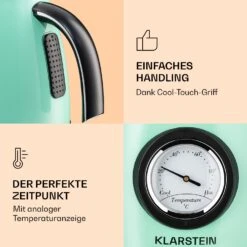 Aquavita Chalet Wasserkocher 1,7 Liter 2200 Watt Temperaturanzeige Edelstahl -Outdoor Grills Store 10040040 de 0005 logo